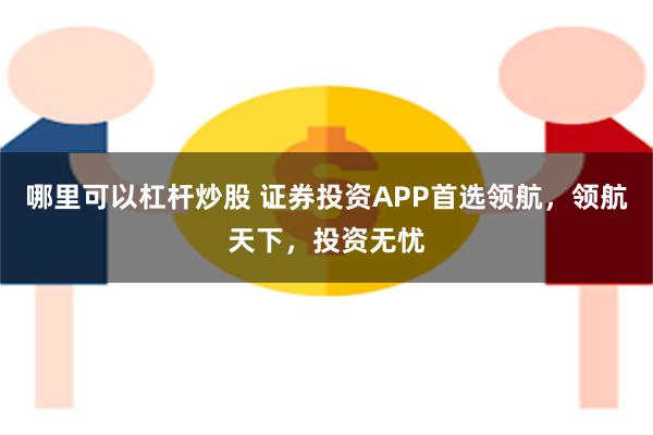 哪里可以杠杆炒股 证券投资APP首选领航，领航天下，投资无忧