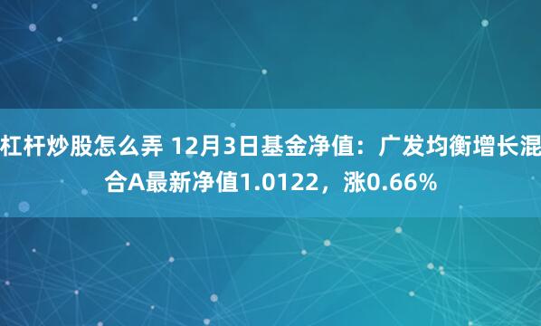 杠杆炒股怎么弄 12月3日基金净值：广发均衡增长混合A最新净值1.0122，涨0.66%